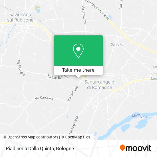 Piadineria Dalla Quinta map