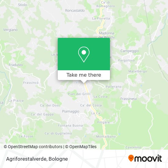 Agriforestalverde map