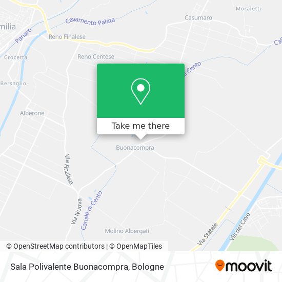 Sala Polivalente Buonacompra map