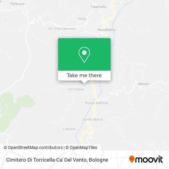 Cimitero Di Torricella-Ca' Del Vento map