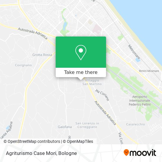 Agriturismo Case Mori map