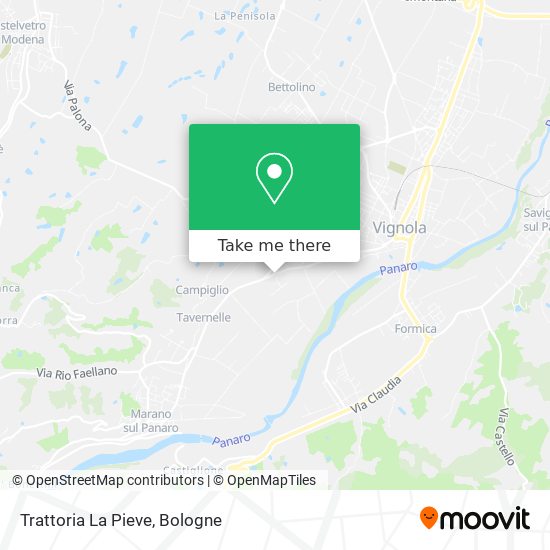 Trattoria La Pieve map