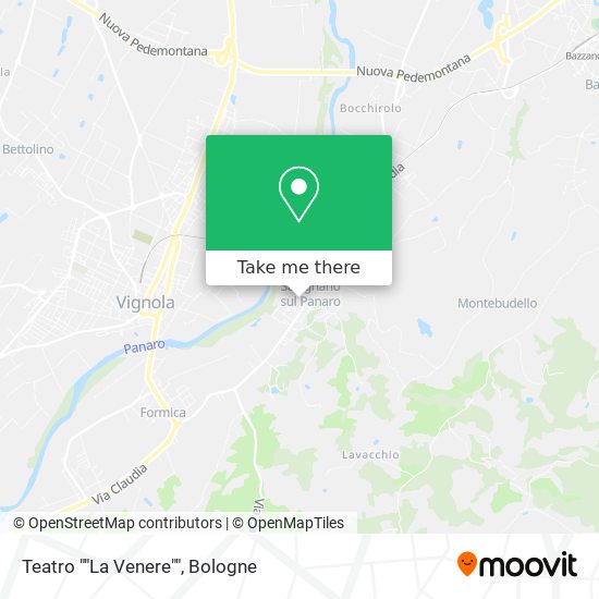 Teatro ""La Venere"" map