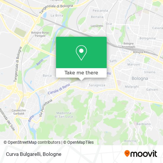 Curva Bulgarelli map