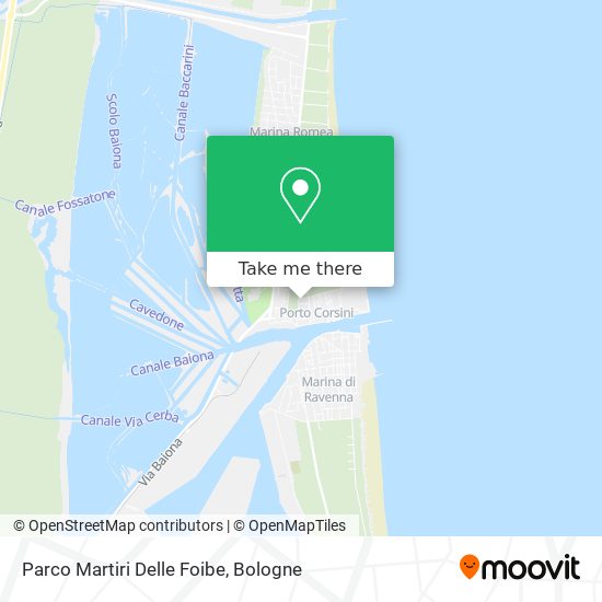 Parco Martiri Delle Foibe map