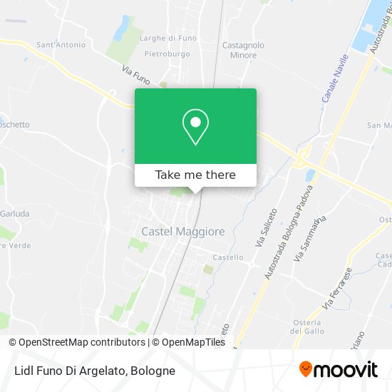 Lidl Funo Di Argelato map