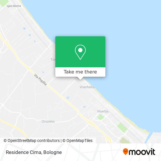 Residence Cima map