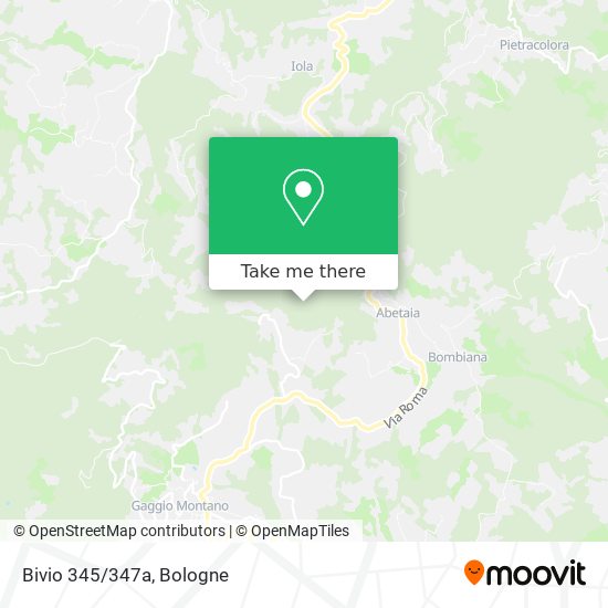 Bivio 345/347a map