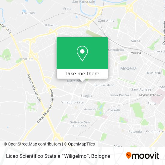 Liceo Scientifico Statale ""Wiligelmo"" map