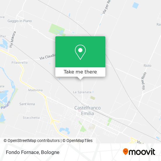 Fondo Fornace map