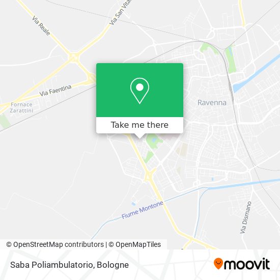 Saba Poliambulatorio map