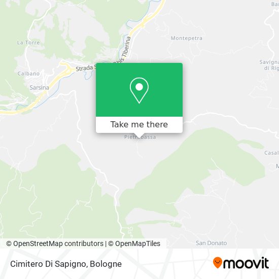 Cimitero Di Sapigno map