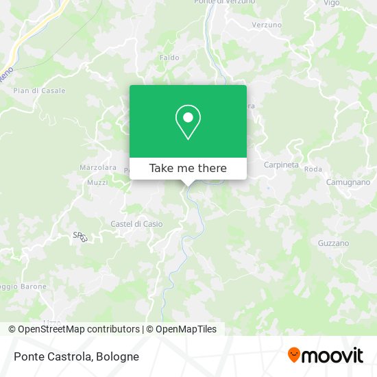 Ponte Castrola map