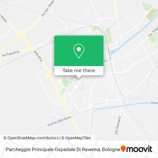 Parcheggio Principale Ospedale Di Ravenna map