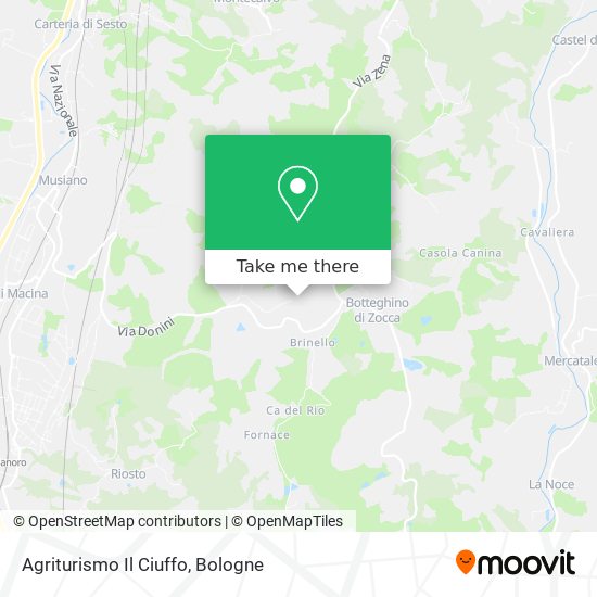 Agriturismo Il Ciuffo map