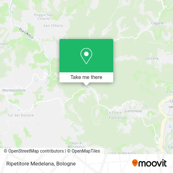 Medelana Repeater map