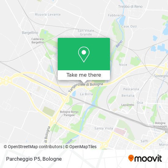 Parcheggio P5 map