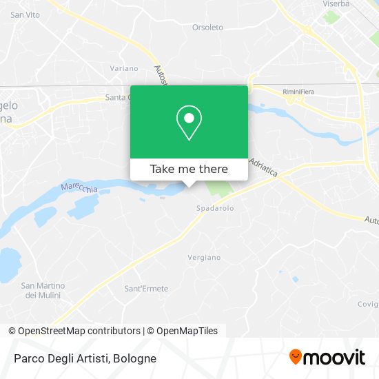 Parco Degli Artisti map