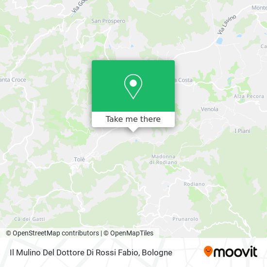 Il Mulino Del Dottore Di Rossi Fabio map