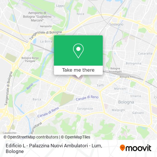 Edificio L - Palazzina Nuovi Ambulatori - Lum map