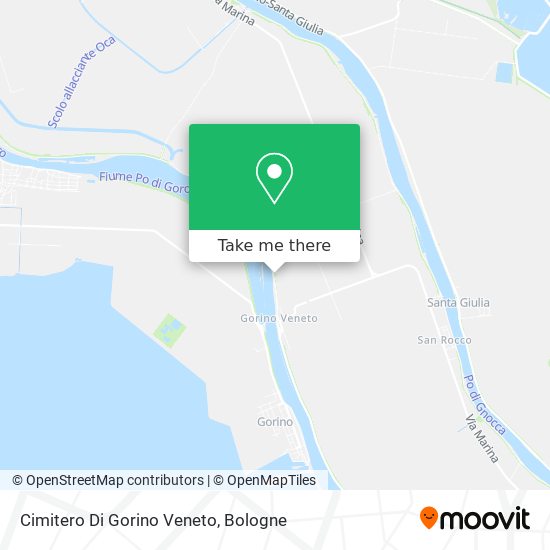 Cimitero Di Gorino Veneto map