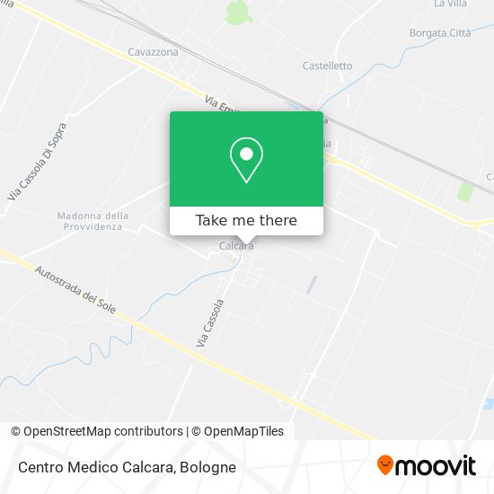 Centro Medico Calcara map