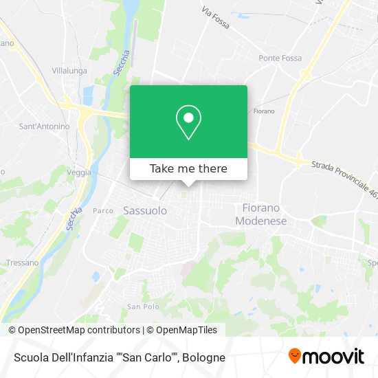Scuola Dell'Infanzia ""San Carlo"" map