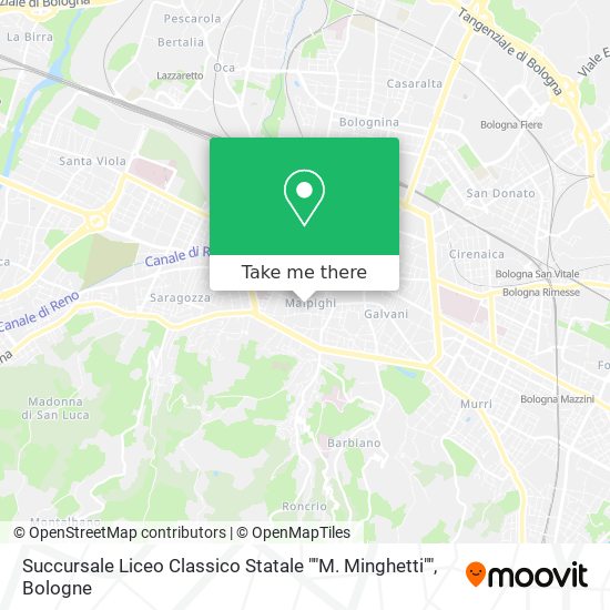 Succursale Liceo Classico Statale ""M. Minghetti"" map