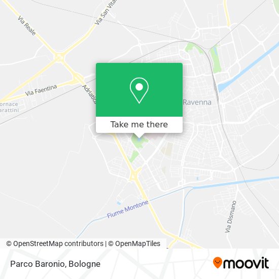 Parco Baronio map