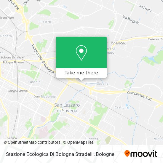 Stazione Ecologica Di Bologna Stradelli map