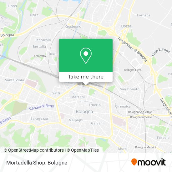 Mortadella Shop map