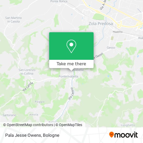 Pala Jesse Owens map