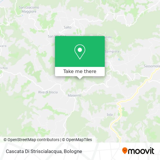 Cascata Di Striscialacqua map