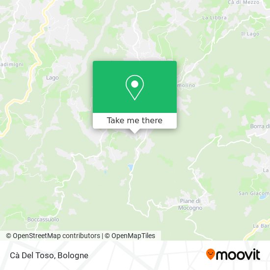 Cà Del Toso map