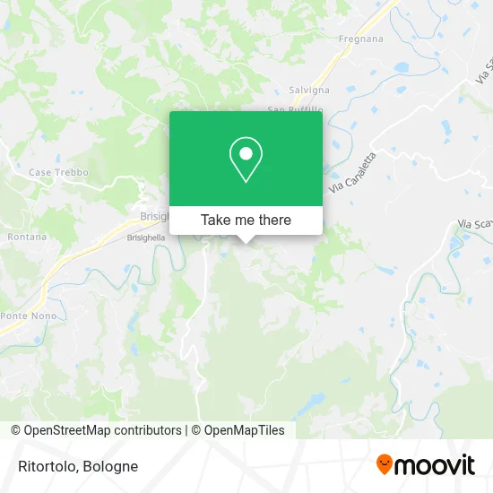 Ritortolo map