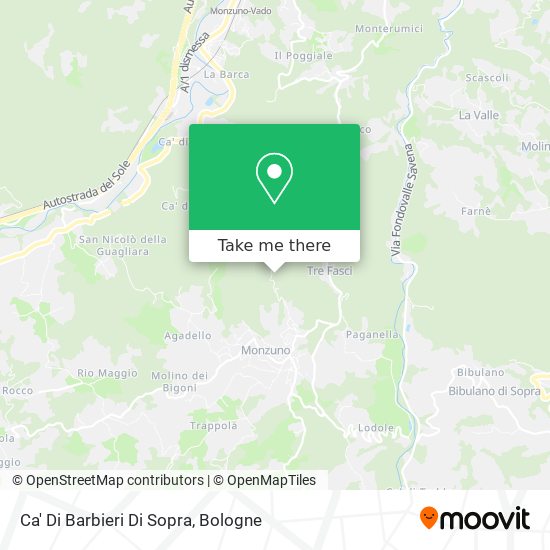 Ca' Di Barbieri Di Sopra map