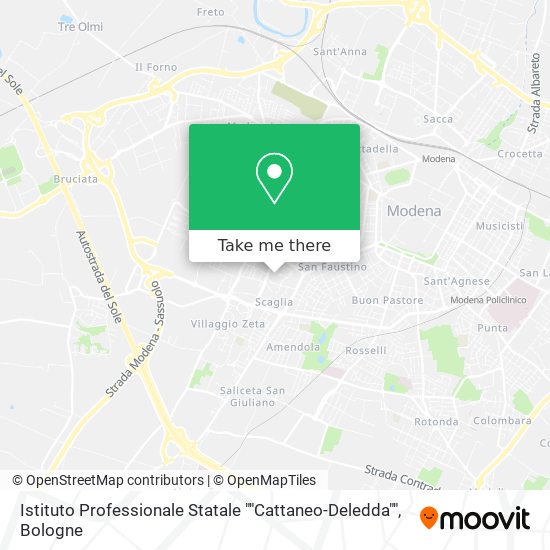 Istituto Professionale Statale ""Cattaneo-Deledda"" map