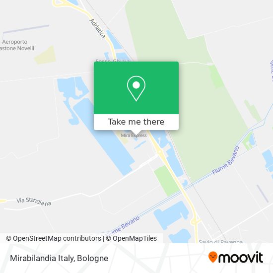 Mirabilandia Italy map
