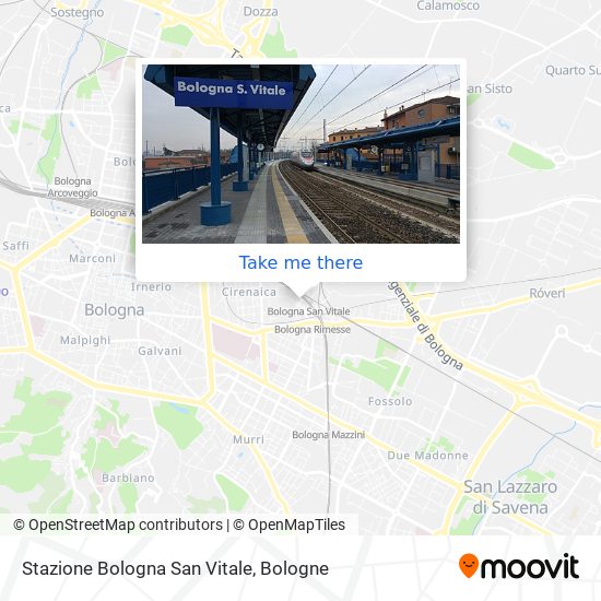 Stazione Bologna San Vitale map