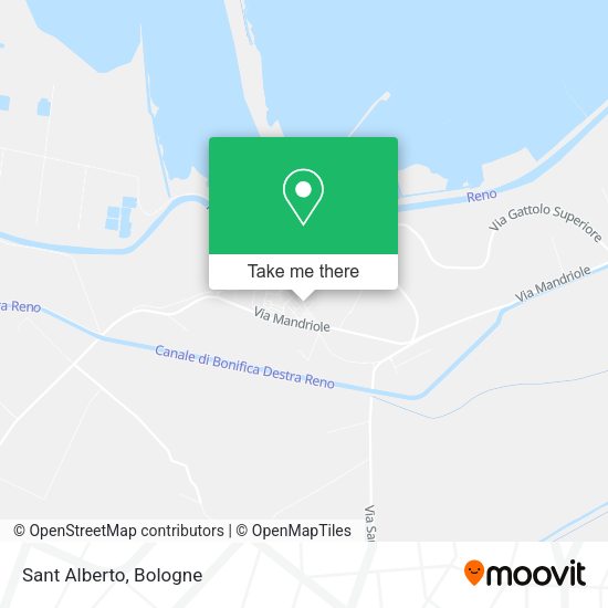 Sant Alberto map