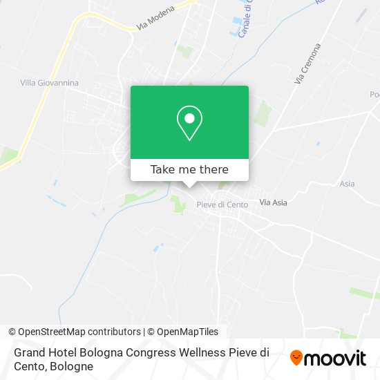 Grand Hotel Bologna Congress Wellness Pieve di Cento map