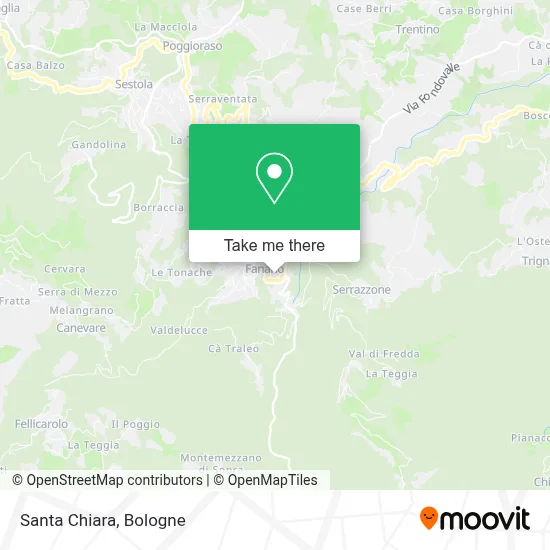 Santa Chiara map