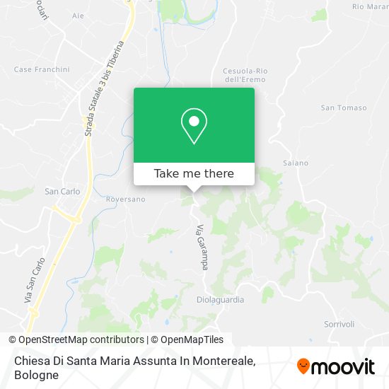Chiesa Di Santa Maria Assunta In Montereale map