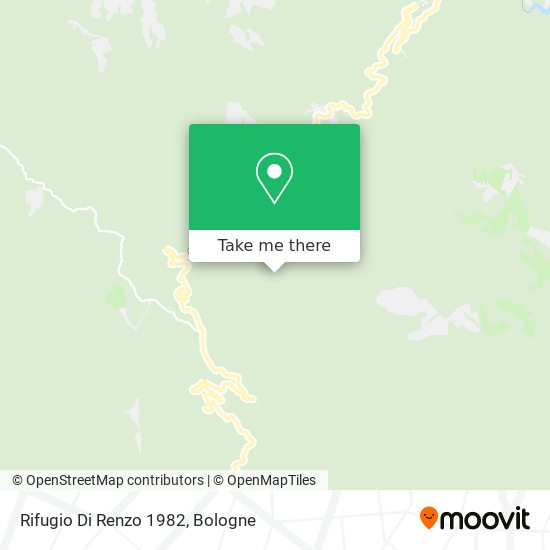 Rifugio Di Renzo 1982 map