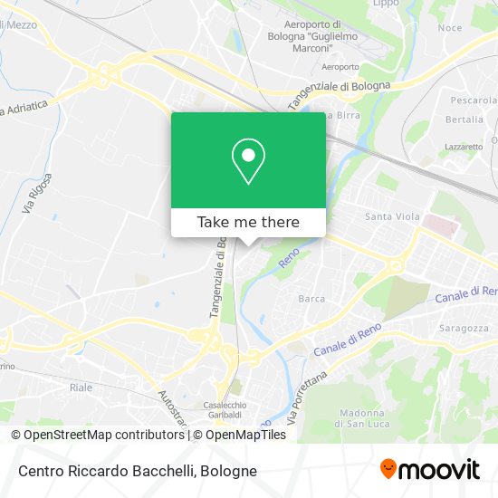 Centro Riccardo Bacchelli map