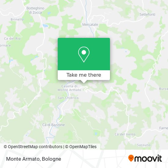 Monte Armato map