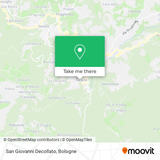 San Giovanni Decollato map
