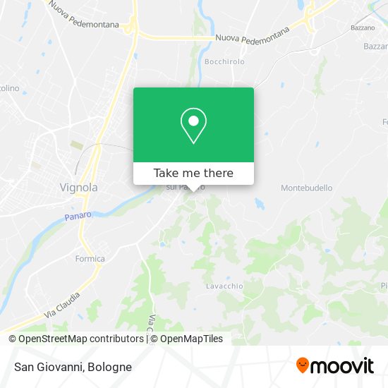 San Giovanni map
