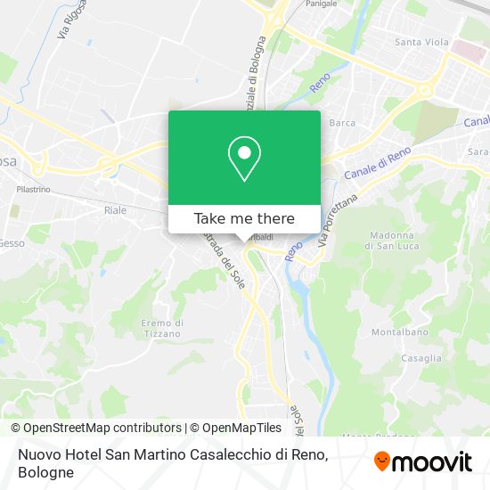 Nuovo Hotel San Martino Casalecchio di Reno map