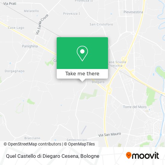 Quel Castello di Diegaro Cesena map